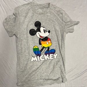 Rainbow Mickey Mouse tee